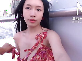 ModelMedia Asia - Enjoy the thrill of exposing your big tits and horny pussy undeceitful air!