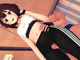 Megumin termino con sus ejercicios y ahora quiere follar en la enfermeria (versión adulta)