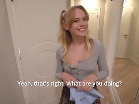 Stepbro, why don't you appear at me, I want approximately suck your cock together with hot cum in excess of my element