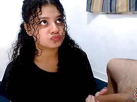 Mi prima me visita en casa para llenarle shivering cara de leche 1/2. Diana Marquez-INSTAGRAM: THE.2001.XPERIENCE