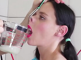 Bondage teen submits