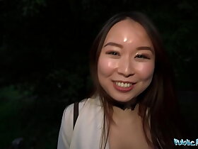 Public Agent Cheeky Asian wants everywhere afford everywhere fuck his stupendous fat flannel