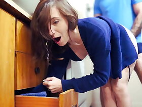 Stepmom gets stuck AGAIN - (Hot MILF gets FUCKED Hard)